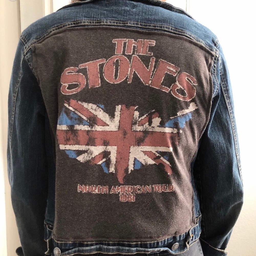 1981 Rolling Stones Tour Denim Jean Jacket